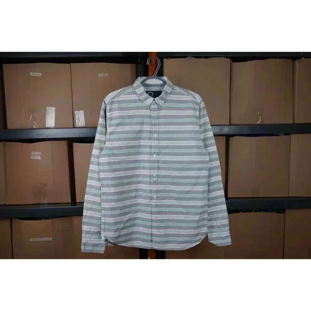 Cotton Flannel Penfield Stripes Faded Button-ups M #506